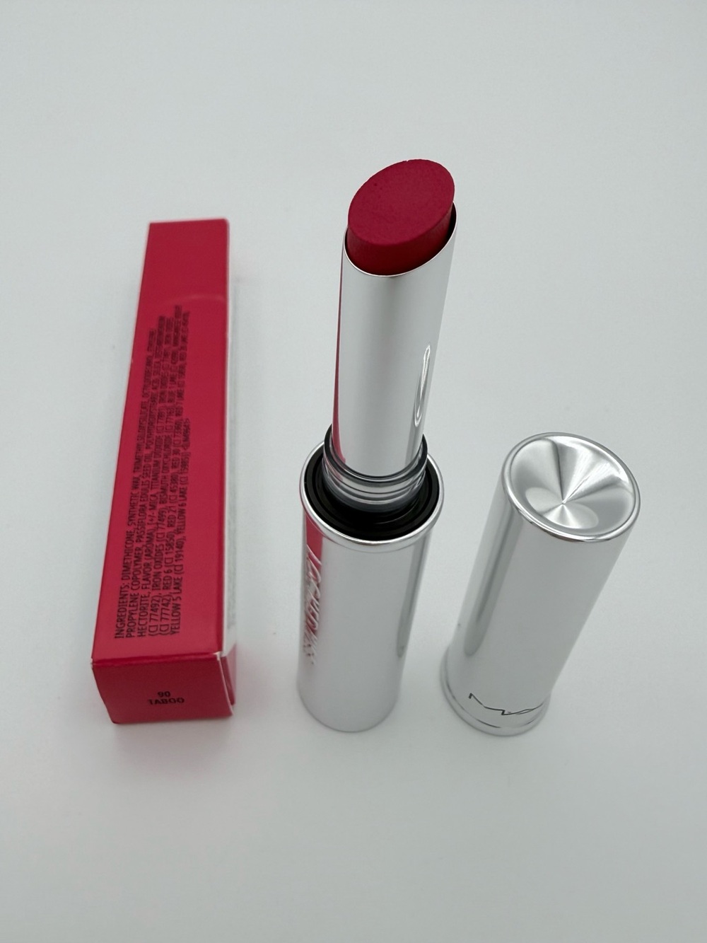 MAC Locked Kiss 24HR Lipstick - Shade 90 Taboo (Full Size, NIB)
